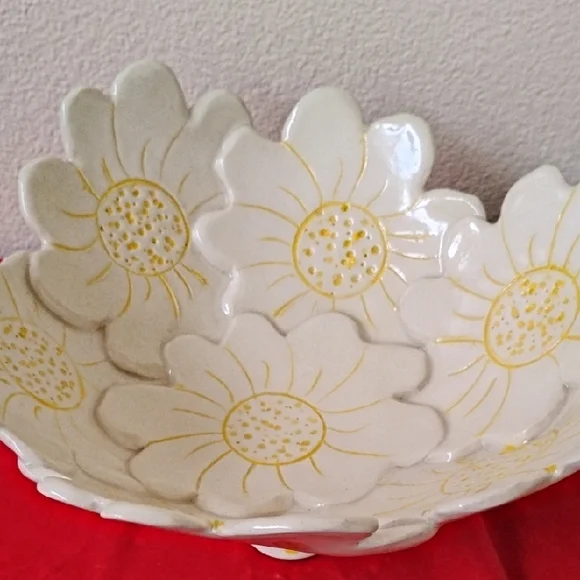 NWOT Floral Ceramic Bowl - Picture 11 of 11